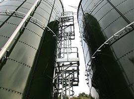 Glas - gesmolten - met - staal tank voor landbouwwaterbehandelingsproject in Ecuador 2
