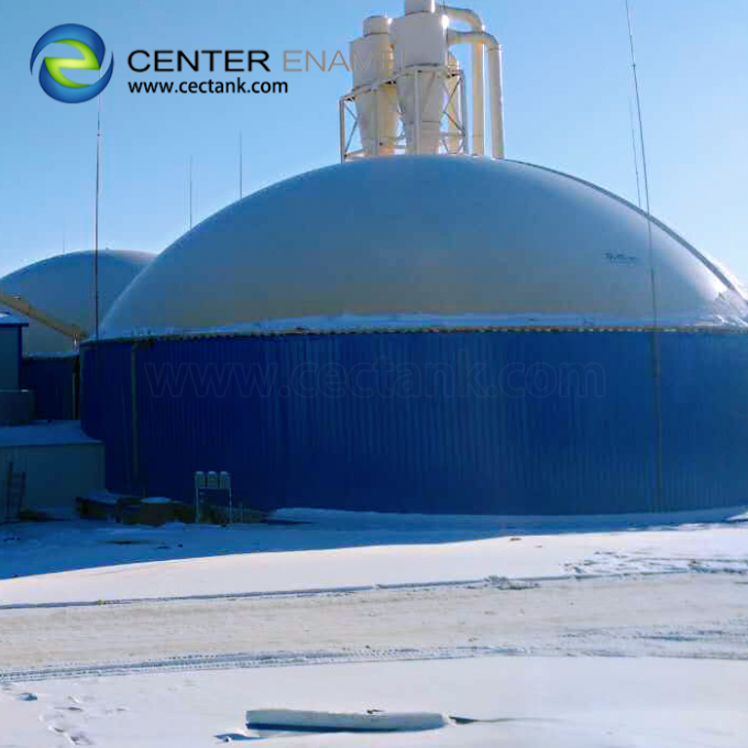De vastgeboute Tanks van de Staal Anaërobe Spijsvertering voor biogasproductie