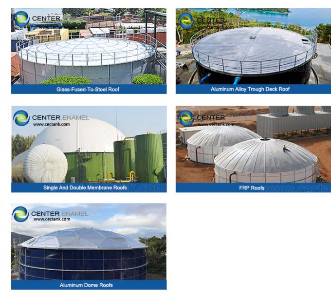 Rustvrij staal gespannen anaërobe verwarmingstank voor grote biogasprojecten 0