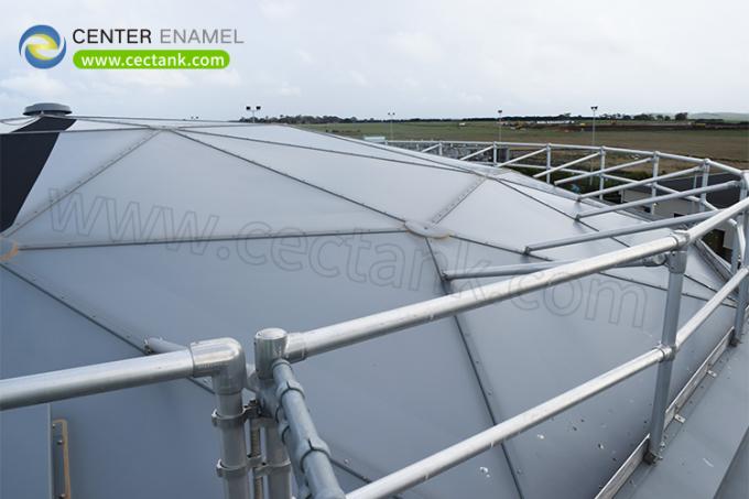 Korrosiebestendige aluminiumkoepel daken voor tanks van koolstofstaal 0