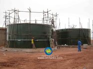 Biogasopslagvat voor afvalwaterzuivering / Biodigestervat met twee lagen coating