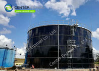 Biogasopslagtank met dubbel membraandak