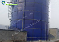 Glas gesmolten met staal water tank in gemeentelijk afvalwater behandeling project