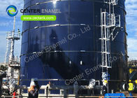 Glas gesmolten in staal droog bulk tanks voor opslag vliegenas slak en cement