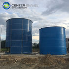 Biogasopslag met bouten stalen tanks voor anaërobe vertering