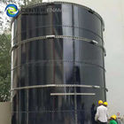 0.35mm coating 18000m3 biogas opslag tank met GRP dak