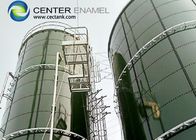 Biogasopslagbank met twee coatings