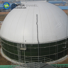 Donkergroen 3 mm stalen platen Biogasopslag tank anti-aansluiting