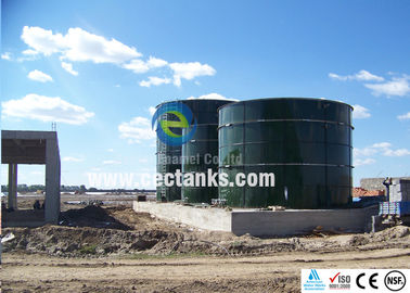 Biogasopslagcentrum met glascoating van staal cirkelvormige brandwatertank