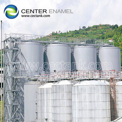 Center Enamel leveren Stainless Steel SBR tanks voor afvalwater behandeling Project