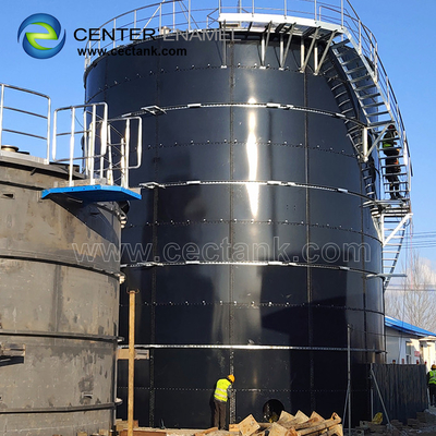GFS cilindrische stalen watertank voor de opslag van drinkwater