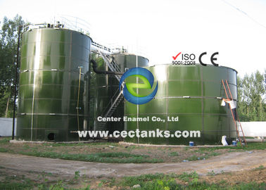 6.0Mohs Tanks van het hardheids de Glas Gesmolten Staal voor Riolering en Industriële Afvalwaterzuiveringsinstallatie WWTP