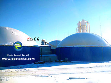 Glas gesmolten met staal anaërobe verwarmingstank voor biogasproject in Binnen-Mongolië