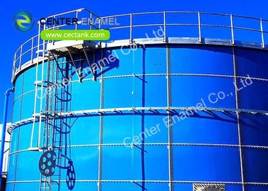 Glas gesmolten in staal gespannen biogasopslagbank 20 M3 tot 20.000 M3 capaciteit