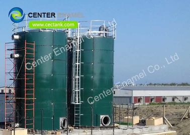 Glas gesmolten naar staal gespannen gemeentelijke afvalwateropslag tank paneel Grootte 2.4M * 1.2M