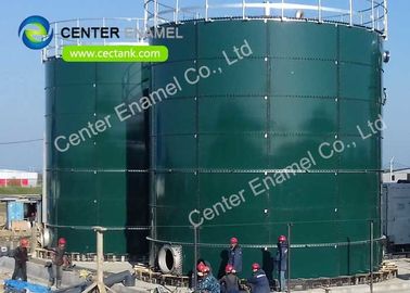 Tanks van het afvalwaterzuiveringsinstallatie de Glas Gesmolten Staal met Kegel Zelfstandige Dak en Vloer