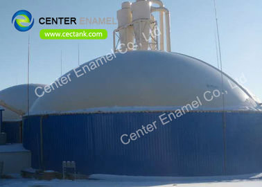 Biogasinstallatie Glas gesmolten stalen tanks Hoge prestaties 6,0 Mohs hardheid