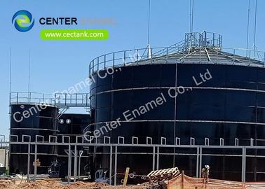 Glasgevoerde stalen droge bulk silo die voldoet aan de AWWA D103-09 OSHA-norm