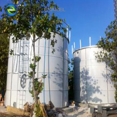 Storage tanks voor stortplaatsen met glas gesmolten met staal