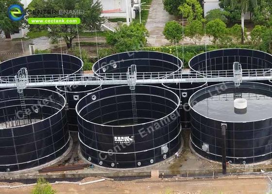 NSF 61 Glasgevoerde stalen droge bulkopslagtanks voor vloeistof