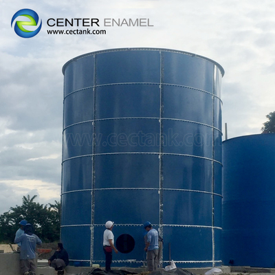 Anti - Tanks van het Adhesie de Glas Gesmolten Staal voor Biogasproject