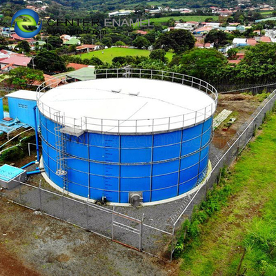 Vastgeboute de Holdingstanks van het Staalafvalwater voor Gemeentelijk Behandelings van afvalwaterproject