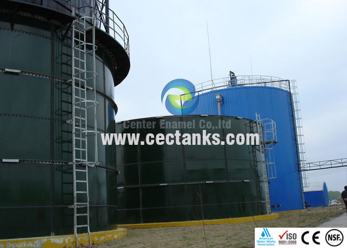1, 000 liter Anti-corrosieve glazen gespeld opslagtanks voor het leachatbehandelsysteem 0