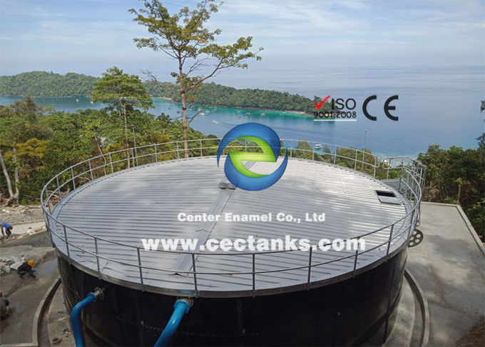 Glas gesmolten staal vloeistofopslag tank silo's biogascontainer zuur en alkaliteit proof 0