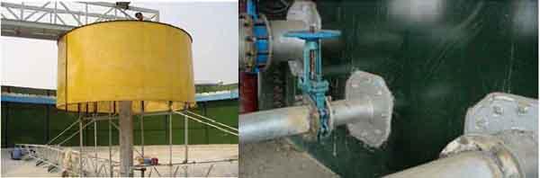 Groene EGSB-reactoren afvalwatertankjes Corrosiebestendigheid 0