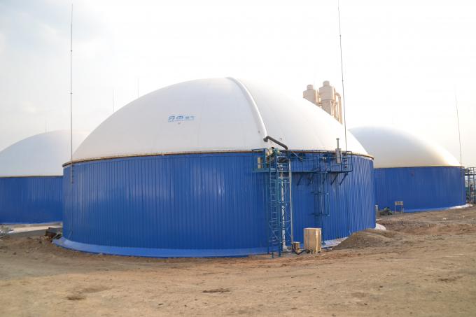 Dubbele coating anaërobe digester tank voor afvalwaterzuiveringsindustrie 1
