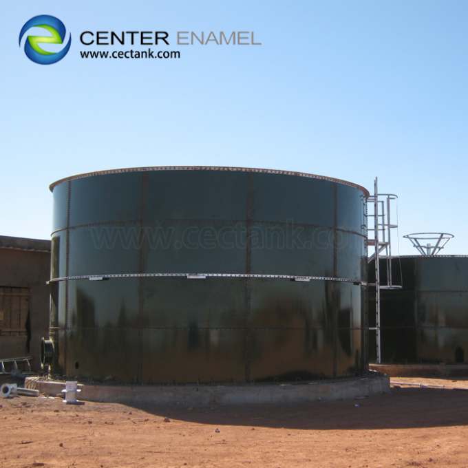 Het glas-smelten-aan-staal boutte Industriële Watertanks voor Industriële Wateropslag vast