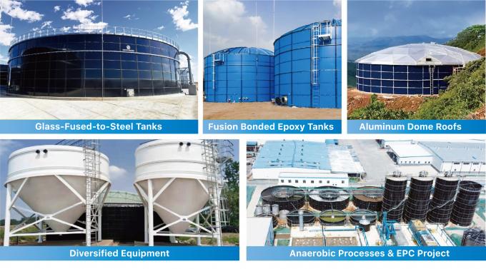 laatste bedrijfsnieuws over Grote opening van de nieuwe productiebasis van Center Enamel: baanbrekende innovatie in de bolted tank-industrie  8