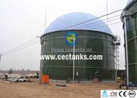 Biogasinstallatie Glas gesmolten stalen tanks gebruikt als anaërobe gemengde reactor