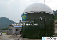 Biogasopslagtanks voor anaërobe vertering met een gashouder met dubbel membraan