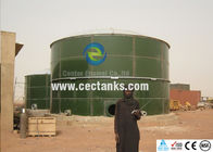 Staal anaërobe reactor met PVC membraan, biogasopslag voor waterzuiveringsinstallatie.