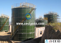 GRP dakkorrelopslag silo's voor landbouwbedrijven droog bulk & vloeibare oplossing met platte bodem