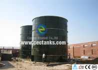Glascoating Leachate opslagtanks / watertanks van 10000 gallon staal