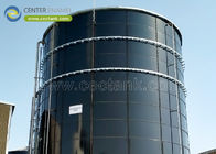 Groen 20m3 glas gesmolten met staaltank Ideale biogasopslagoplossing