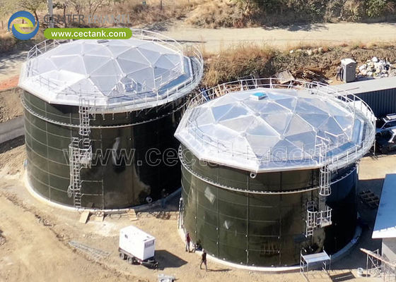Verhoog architectonische structuren met middelste aluminium dome daken