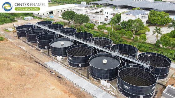 Optimalisatie van de installatie en bouwefficiëntie van gespannen stalen tanks voor vishouderijtanken