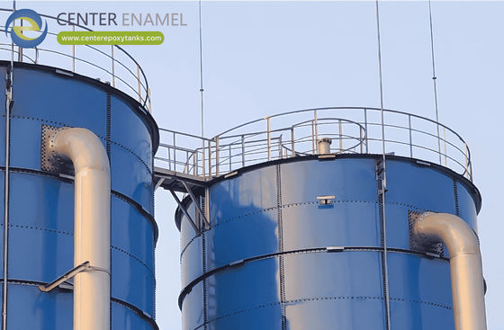 Dry Bulk Storage Epoxy-gecoate stalen tanks door middel van glazuur