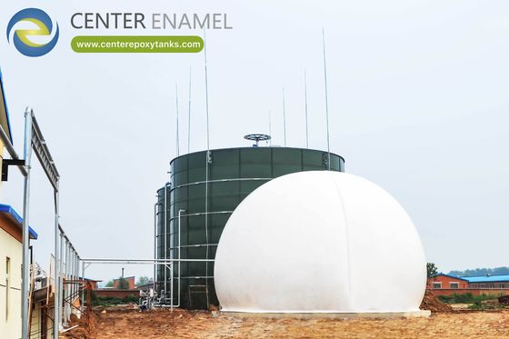 Innovatieve gashouders met dubbele membraan voor efficiënte en duurzame opslag van biogas