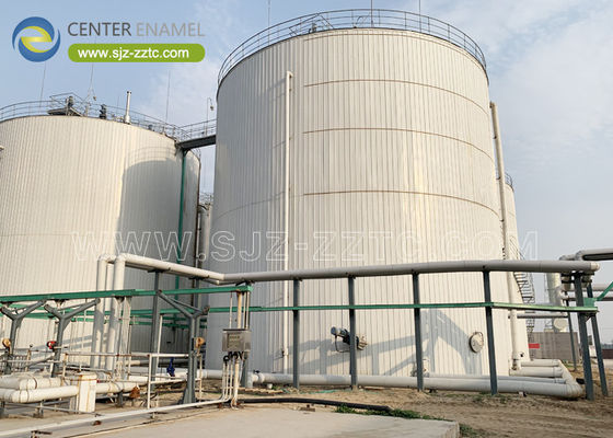Toonaangevende aannemer van biogasprojecten 18 000 m3 capaciteit Dubbele coating