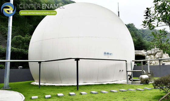 milieuvriendelijke biogashouder met dubbele membraan voor efficiënte afvalwaterbehandeling op veehouderijen