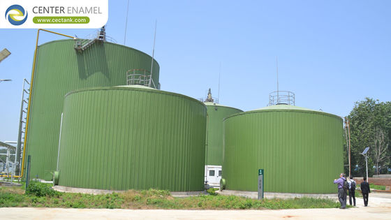 Biogasopslagtanks van gespannen staal die voldoen aan de AWWA D103-09-normen: een betrouwbare oplossing voor biogasopslag