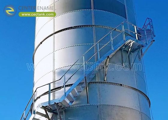 Uitbreidbare drinkwatertanks van roestvrij staal ontworpen volgens AWWA D103-09 normen