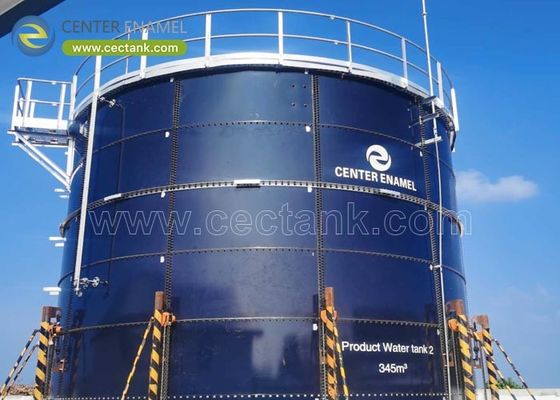Bedieningsduur meer dan 30 jaar: Glas-gesmolten met staal (GLS) slibopslagtanks voor langdurige betrouwbaarheid