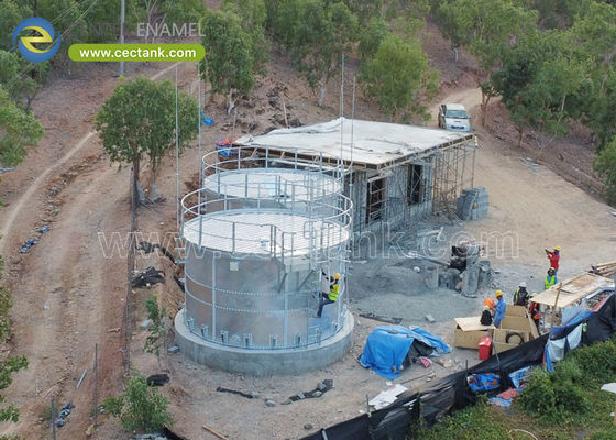 AWWA D103 Standaard gegalvaniseerde staaltanks voor brandbeveiliging Wateropslag