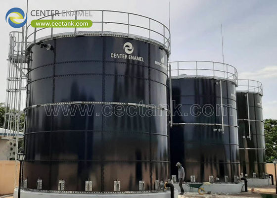 Met glas beklede wateropslagtanks: in overeenstemming met AWWA D103-09 ontwerpnorm