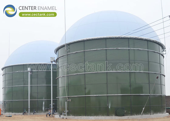 Op maat gemaakte anaërobe verwarmingsapparaten van glas en staal met verschillende kleuren: de ideale oplossing voor afvalwaterzuivering en biogasproductie